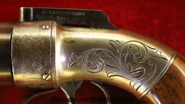 Allen & Thurber, Pepperbox, .31, 31, Antique, Revolver, Handgun, Hand gun, Allen, Thurber, Allen and Thurber, Non-FFL, Non FFL, USA, American, Americana