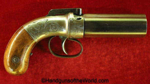 Allen & Thurber, Pepperbox, .31, 31, Antique, Revolver, Handgun, Hand gun, Allen, Thurber, Allen and Thurber, Non-FFL, Non FFL, USA, American, Americana