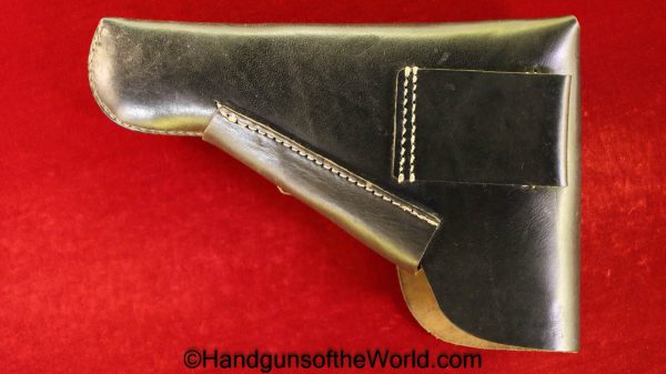 FN, Browning, High Power, Holster, German, WWII, Germany, WW2, black, leather, breakaway, pattern, HLV4, WaA661, Collectible, Original, 1944, hlv, 4, BHP