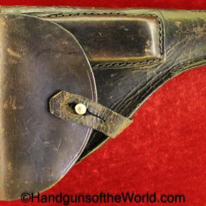 FN, Browning, 1922, Holster, Repurposed, Brown, Leather, Original, Collectible, Handgun, Hand gun, Pistol, Model, Vintage, Old, Real