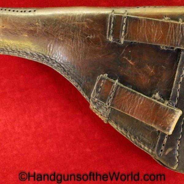 FN, Browning, 1922, Holster, Repurposed, Brown, Leather, Original, Collectible, Handgun, Hand gun, Pistol, Model, Vintage, Old, Real