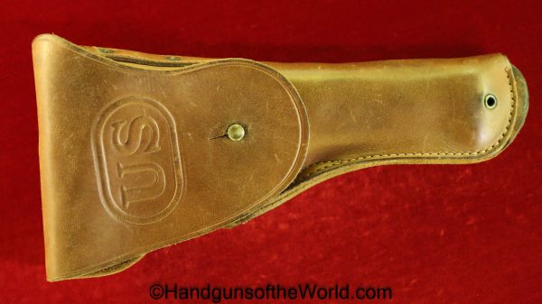 Colt, 1911A1, Holster, Craighead-Denver, Craighead, 1911, Government, Model, Handgun, Pistol, Collectible, Original, Hand gun, US, American, brown, leather