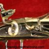 Flintlock, Muff, Pistol, 11.5mm, Single Shot, 11.5, Antique, Non-FFL, Non FFL, USA, American, America, Americana, Hand gun, Handgun, Collectible