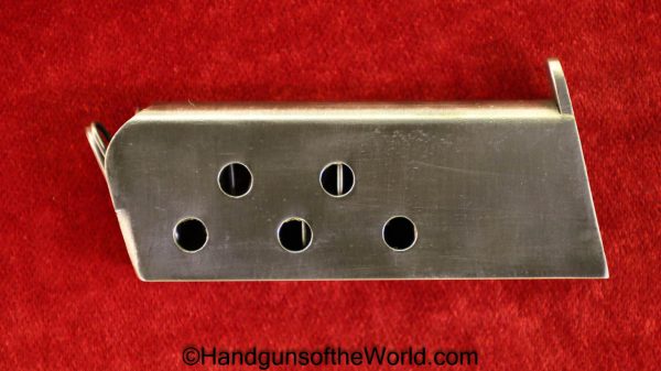 Haenel Schmeisser, Model 1, 6.35mm, Factory Nickel, Nickel, German, Germany, Handgun, Pistol, C&R, Collectible, VP, Vest Pocket, Model I, 1, I, Model, .25