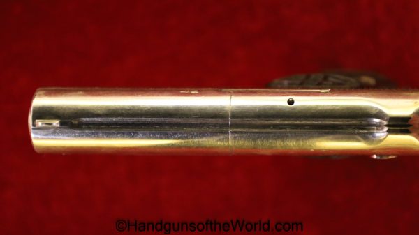 Haenel Schmeisser, Model 1, 6.35mm, Factory Nickel, Nickel, German, Germany, Handgun, Pistol, C&R, Collectible, VP, Vest Pocket, Model I, 1, I, Model, .25