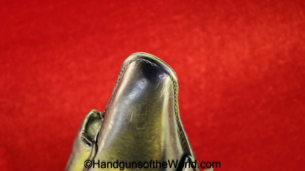 Luger, P.08, Holster, WWI, Era, Black, Leather, hard shell, Hardshell, Original, Collectible, WWI, German, Germany, Handgun, Pistol, P08, P-08, P 08