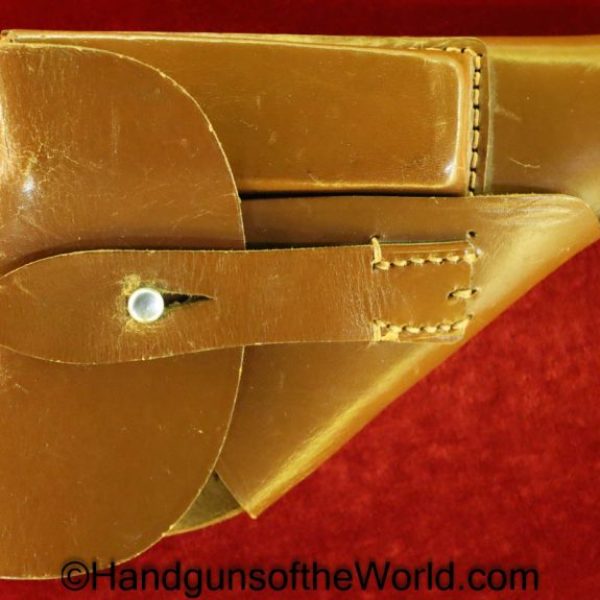 Mauser, HSc, Holster, Dated, 1941, Original, Collectible, German, Germany, Handgun, Pistol, brown, leather, breakaway, pattern, Kern Klager & Cie, WW2, WWII