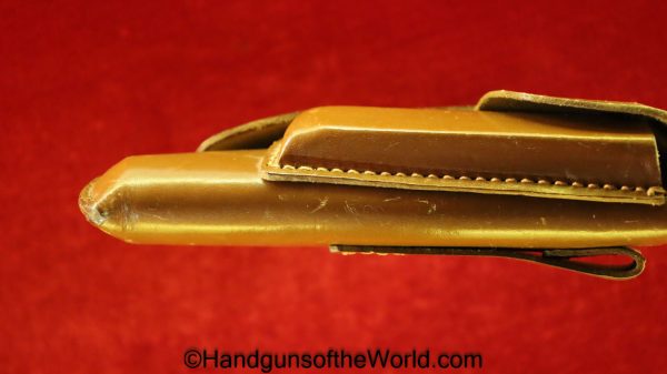 Mauser, HSc, Holster, Dated, 1941, Original, Collectible, German, Germany, Handgun, Pistol, brown, leather, breakaway, pattern, Kern Klager & Cie, WW2, WWII