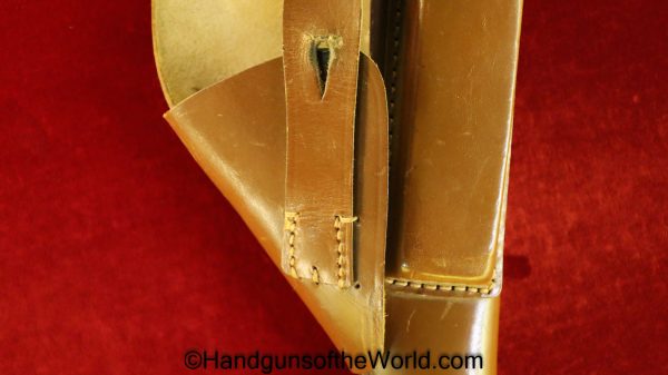 Mauser, HSc, Holster, Dated, 1941, Original, Collectible, German, Germany, Handgun, Pistol, brown, leather, breakaway, pattern, Kern Klager & Cie, WW2, WWII