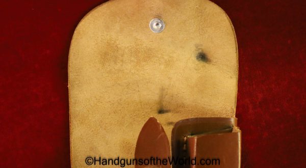 Mauser, HSc, Holster, Dated, 1941, Original, Collectible, German, Germany, Handgun, Pistol, brown, leather, breakaway, pattern, Kern Klager & Cie, WW2, WWII