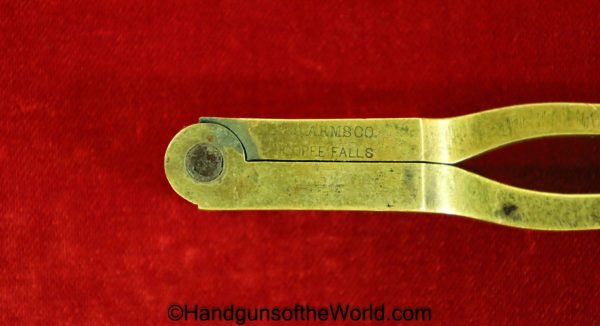 Mass Arms, Bullet, Mold, .31 Caliber, 31, .31, Cal, Caliber, Brass, Original, Collectible, Bullet Mold, Mass, Arms, Massachusetts, Revolver, Belt, Model