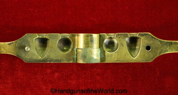 Mass Arms, Bullet, Mold, .31 Caliber, 31, .31, Cal, Caliber, Brass, Original, Collectible, Bullet Mold, Mass, Arms, Massachusetts, Revolver, Belt, Model