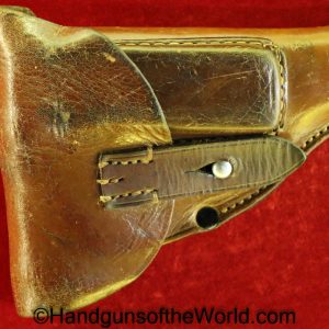 Sauer, 1930, Behorden, Holster, Brown, leather, Police, General purpose, pattern, Kern Klager & Co, 1940, Model, Original, Collectible, German, Germany