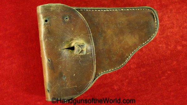 Franz, Stock, VP, Holster, Brown, leather, Vest Pocket, Original, Collectible, Hand gun, Handgun, Pistol, Franz Stock, 6.35, 6.35mm, .25, 25, acp, auto