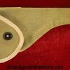 US, 38, Caliber, Revolver, Canvas, Holster, Green, tan piping, brass toe cap, Original, Collectible, .38, Cal, DA, WWI, WW1, WWII, WW2, USA, American