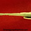 US, 38, Caliber, Revolver, Canvas, Holster, Green, tan piping, brass toe cap, Original, Collectible, .38, Cal, DA, WWI, WW1, WWII, WW2, USA, American