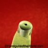 US, 38, Caliber, Revolver, Canvas, Holster, Green, tan piping, brass toe cap, Original, Collectible, .38, Cal, DA, WWI, WW1, WWII, WW2, USA, American