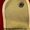 US, 38, Caliber, Revolver, Canvas, Holster, Green, tan piping, brass toe cap, Original, Collectible, .38, Cal, DA, WWI, WW1, WWII, WW2, USA, American