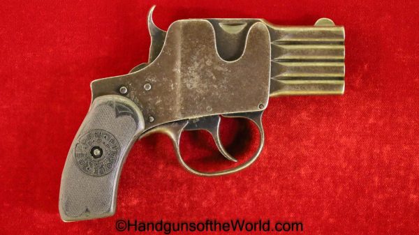 Schuler, Reform, Pistol, 6.35mm, 4 barrel, Oddity, Derringer, Handgun, C&R, Collectible, German, Germany, Hand gun, 6.35, 25, .25, acp, auto, 4, Barrel