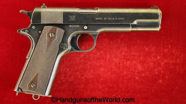 Colt, Springfield Armory, 1911, .45acp, US Property, Marked, .45, 45, acp, auto, WWI, WW1, 1916, Springfield, Handgun, Pistol, C&R, Collectible, Hand gun
