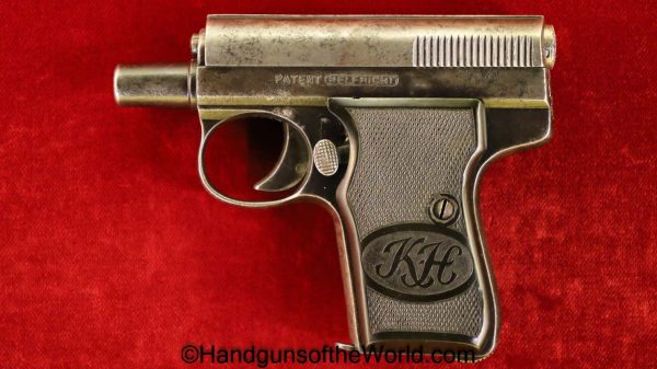 Helfricht, Model 2, 6.35mm, Model II, Model, 2, II, German, Germany, Handgun, Pistol, C&R, Collectible, VP, Vest Pocket, 6.35, 25, .25, acp, auto