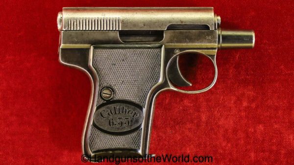 Helfricht, Model 2, 6.35mm, Model II, Model, 2, II, German, Germany, Handgun, Pistol, C&R, Collectible, VP, Vest Pocket, 6.35, 25, .25, acp, auto