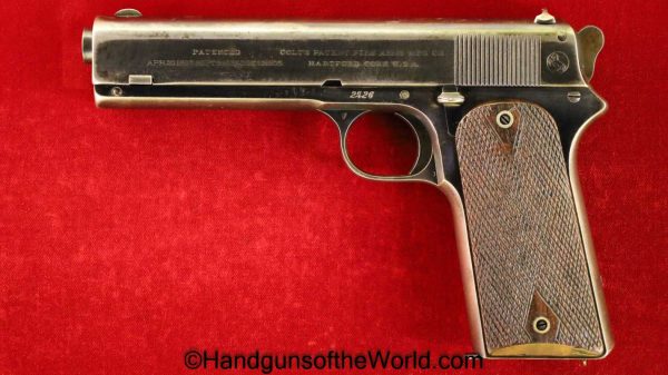 Colt, 1905, .45acp, 1907, Browning Brothers, Model, 45, .45, acp, auto, Handgun, Pistol, C&R, Collectible, Hand gun, Lettered, with Letter, Browning