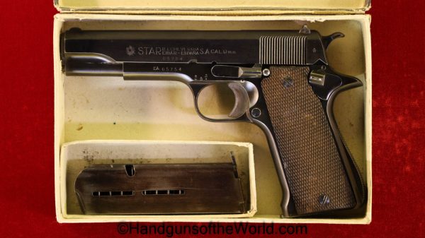 Star, Model A, 9mm, Spanish, Airforce, with Box, Boxed, A, Model, Largo, Air Force, Spain, 1951, Handgun, Pistol, C&R, Collectible, Hand gun, AF