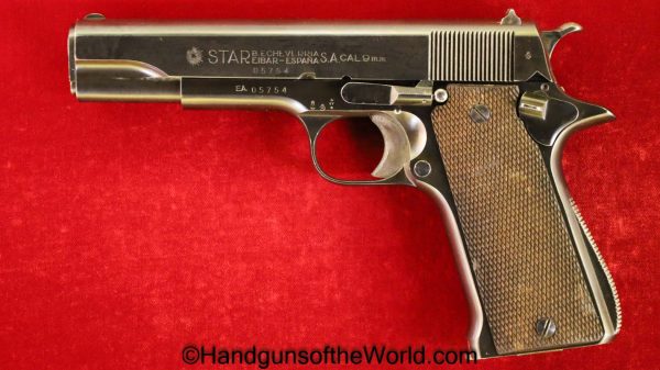 Star, Model A, 9mm, Spanish, Airforce, with Box, Boxed, A, Model, Largo, Air Force, Spain, 1951, Handgun, Pistol, C&R, Collectible, Hand gun, AF