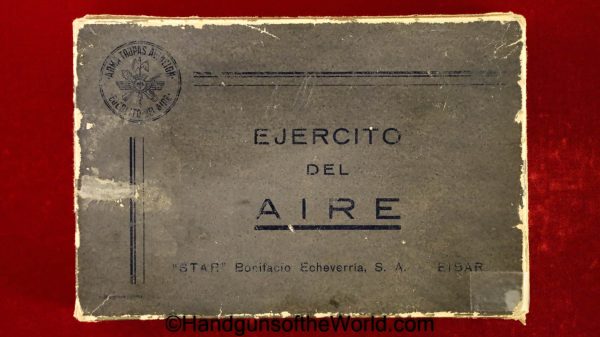 Star, Model A, 9mm, Spanish, Airforce, with Box, Boxed, A, Model, Largo, Air Force, Spain, 1951, Handgun, Pistol, C&R, Collectible, Hand gun, AF