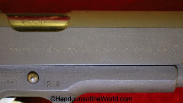 Colt 1911A1 Remington Rand, .45acp, RIA National Match-Mint in Box - Image 18