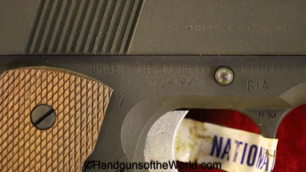 Colt 1911A1 Remington Rand, .45acp, RIA National Match-Mint in Box - Image 20