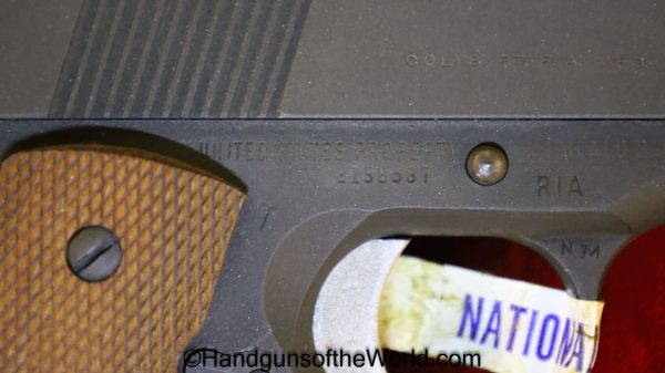 Colt 1911A1 Remington Rand, .45acp, RIA National Match-Mint in Box - Image 21