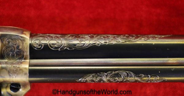 Colt SAA, .45 Colt, Factory Engraved with Gold Bands and Ivory Grips - Image 30