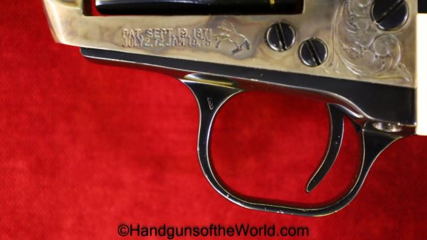 Colt SAA, .45 Colt, Factory Engraved with Gold Bands and Ivory Grips - Image 39