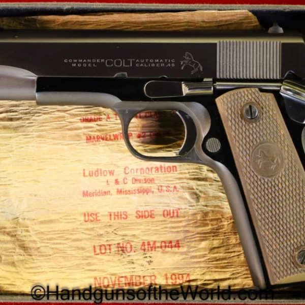 Colt, Lightweight Commander, .45acp, Mint, in Box, Boxed, with Box, 1967, Handgun, Pistol, C&R, Collectible, LNIB, Commander, 45, .45, acp, auto, Lightweight