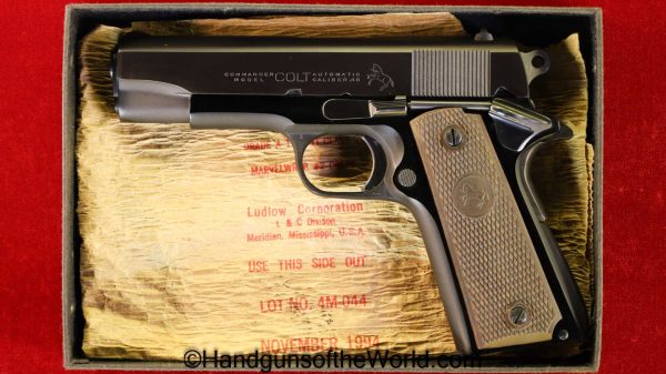 Colt, Lightweight Commander, .45acp, Mint, in Box, Boxed, with Box, 1967, Handgun, Pistol, C&R, Collectible, LNIB, Commander, 45, .45, acp, auto, Lightweight