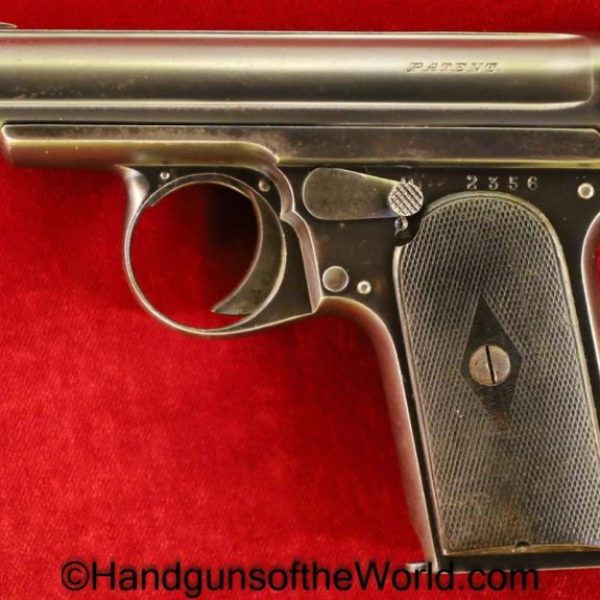 Sauer, 1913, 7.65mm, Very Early, Model, with Holster, Handgun, Pistol, C&R, Collectible, German, Germany, 7.65, 32, .32, acp, auto, Early, First, 1st, Variant