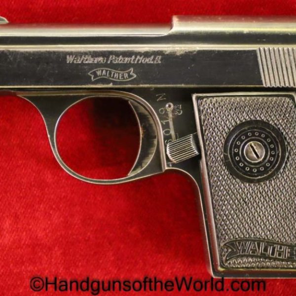 Walther, Model 9, 6.35mm, N Suffix Serial Number, SN, N, Suffix, Type III, German, Germany, Handgun, Pistol, C&R, Collectible, VP, Vest Pocket, 25, .25, acp