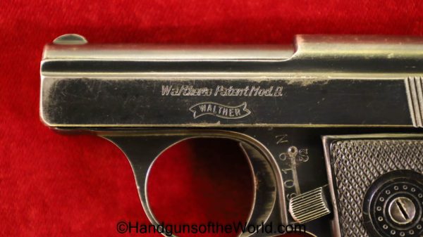 Walther, Model 9, 6.35mm, N Suffix Serial Number, SN, N, Suffix, Type III, German, Germany, Handgun, Pistol, C&R, Collectible, VP, Vest Pocket, 25, .25, acp