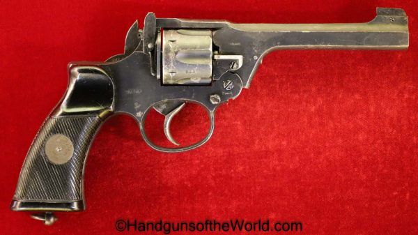 Enfield, No2 MKI*, 38, Tanker Model, Tanker, .38, English, British, WWII, WW2, Handgun, Revolver, C&R, Collectible, 1943, No2, No.2, UK, England, Britain