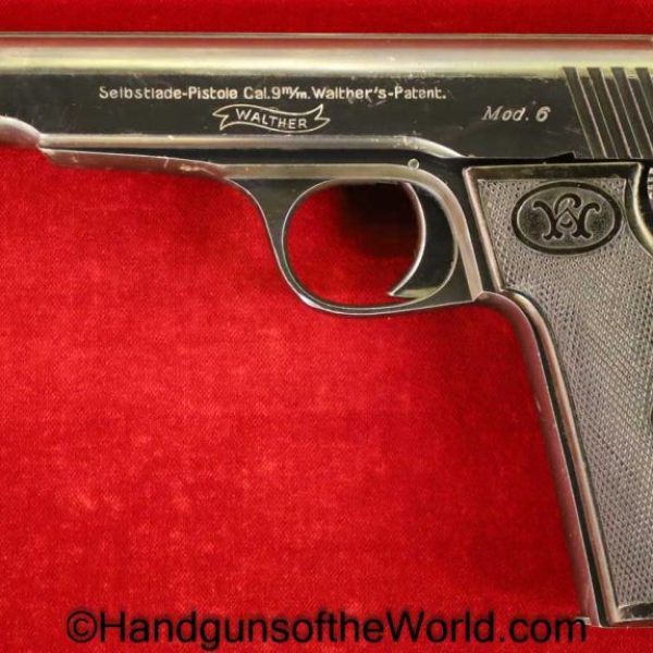 Walther, Model 6, 9mm, Very Late Production, Model, 6, German, Germany, Handgun, Pistol, C&R, Collectible, Late, Production, Hand gun, VI