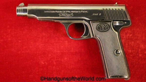 Walther, Model 6, 9mm, Very Late Production, Model, 6, German, Germany, Handgun, Pistol, C&R, Collectible, Late, Production, Hand gun, VI