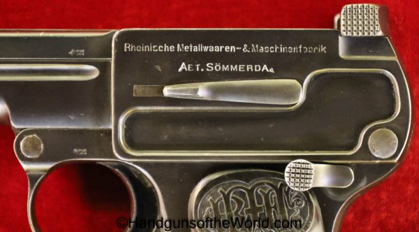 Dreyse, 1910, 9mm, Early Model, Early, German, Germany, WWI, WW1, Era, Handgun, Pistol, C&R, Collectible, Massive, Oddity, Rare, Model, Rheinmetall