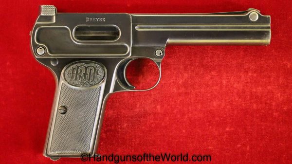 Dreyse, 1910, 9mm, Early Model, Early, German, Germany, WWI, WW1, Era, Handgun, Pistol, C&R, Collectible, Massive, Oddity, Rare, Model, Rheinmetall