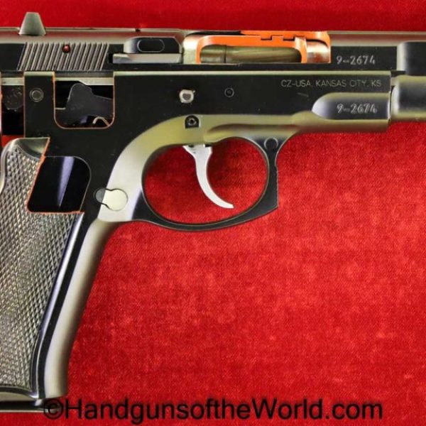 CZ-75B, 9mm, Factory Cutaway, Cutaway, Cut Away, Handgun, Pistol, Collectible, CZ, CZ75, CZ 75, 75B, 75-B, 75, B, Czech, Czech Republic, Czechoslovakia