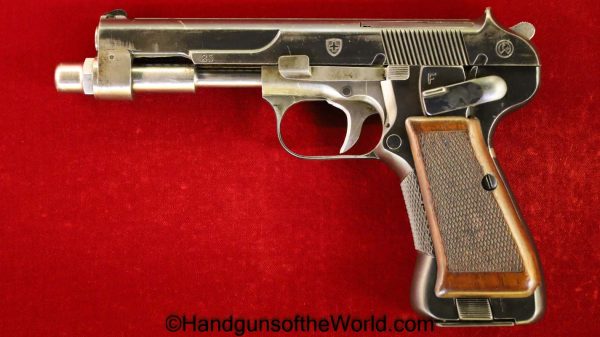 W&F Bern, P-44/16, 9mm, Prototype, Experimental, Gas Operated, Gas, W&F, Bern, Swiss, Switzerland, Handgun, Pistol, C&R, Collectible, P-44, P44, P-43, P43