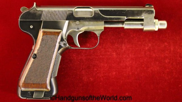 W&F Bern, P-44/16, 9mm, Prototype, Experimental, Gas Operated, Gas, W&F, Bern, Swiss, Switzerland, Handgun, Pistol, C&R, Collectible, P-44, P44, P-43, P43