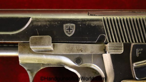 W&F Bern, P-44/16, 9mm, Prototype, Experimental, Gas Operated, Gas, W&F, Bern, Swiss, Switzerland, Handgun, Pistol, C&R, Collectible, P-44, P44, P-43, P43