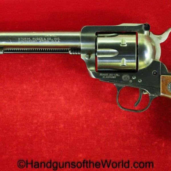 Ruger, Black Hawk, .357 Magnum, 1967, with Box, Boxed, Handgun, Revolver, C&R, Collectible, Blackhawk, 357, .357, Mag, Magnum, .38, 38, Special, USA